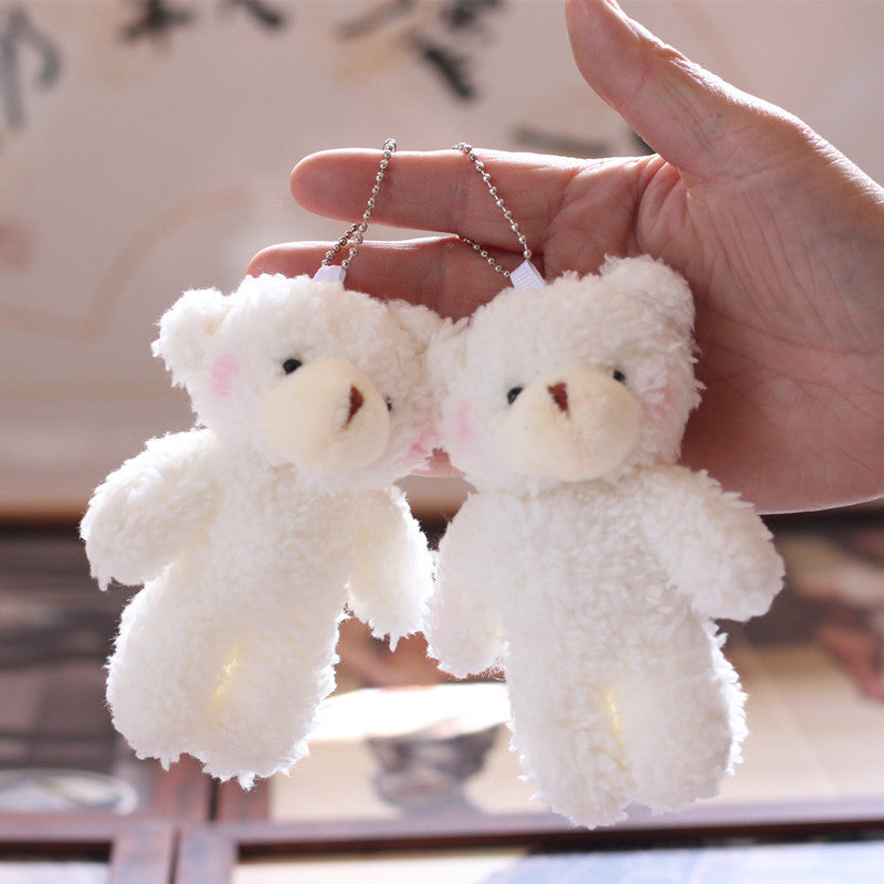 Teddy Bear Mini Doll Bag Charm Keychain