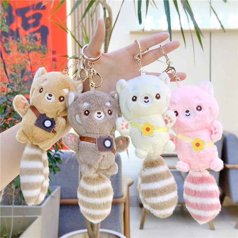 Little Squirrels Pendant Plush Toy Toy Bag Charm Keychain Ragdoll Doll